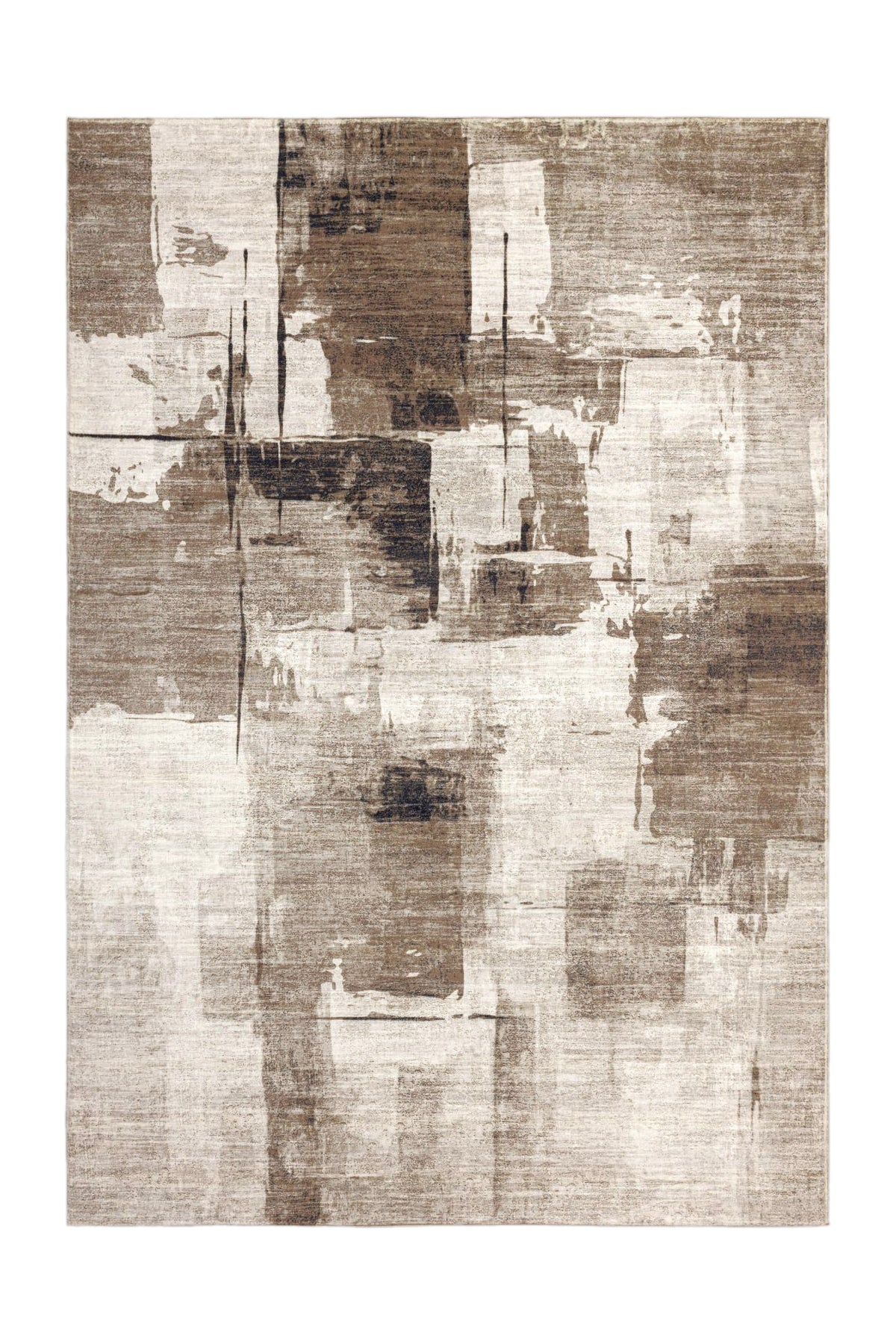 Design Vloerkleed - Elegantica Verweerd Taupe