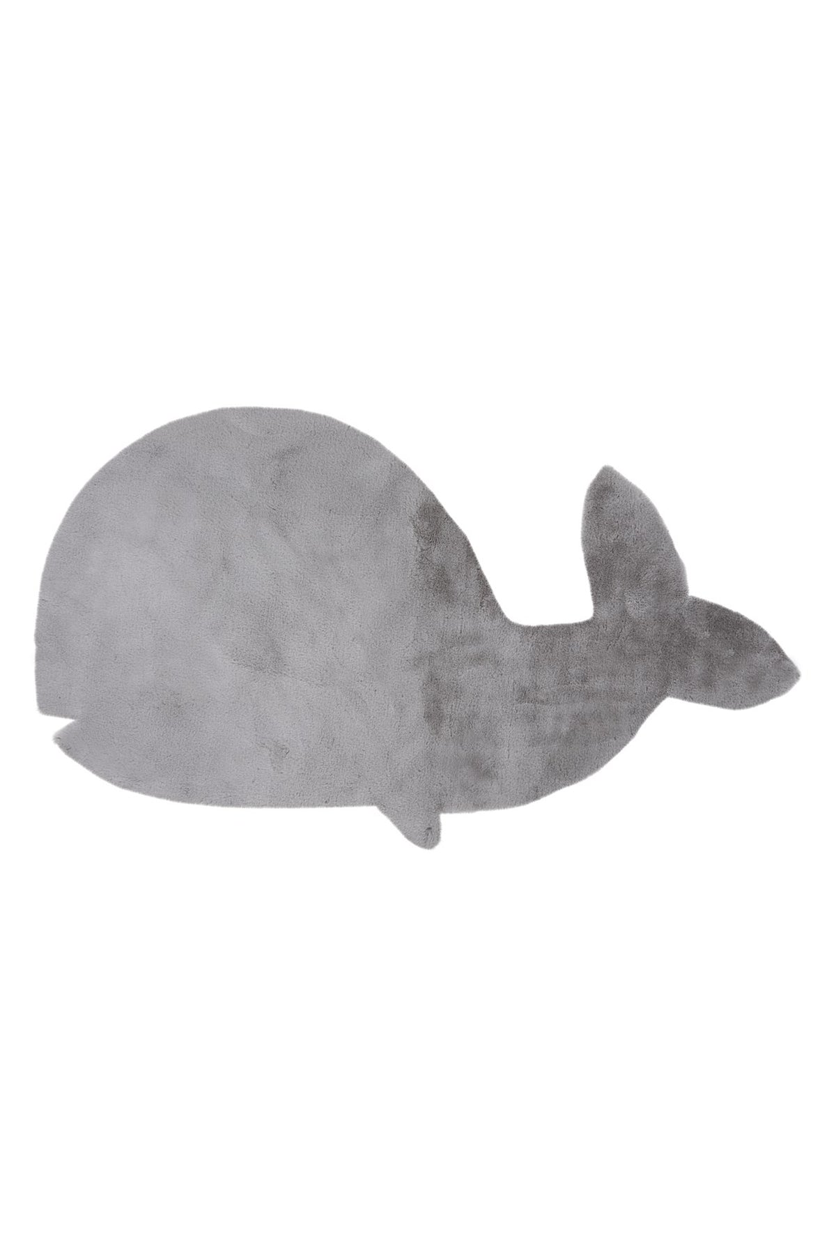 Kindervloerkleed - Lille Walvis Grijs