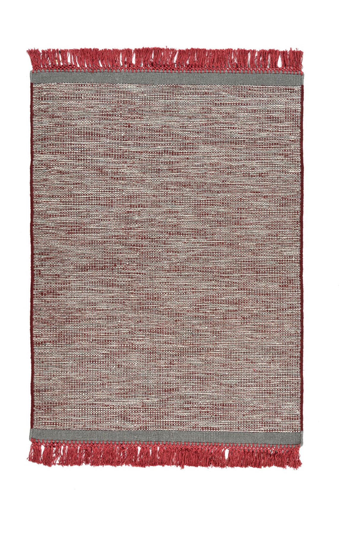 Wollen Vloerkleed - Nomad Gemeleerd Rood