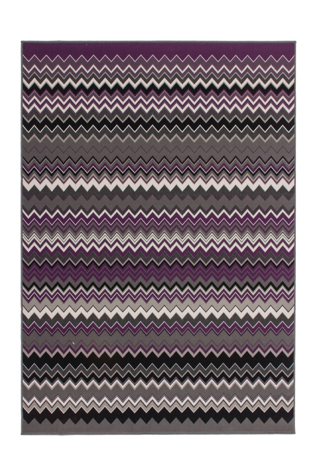Retro Vloerkleed - Now Zigzag Multikleur