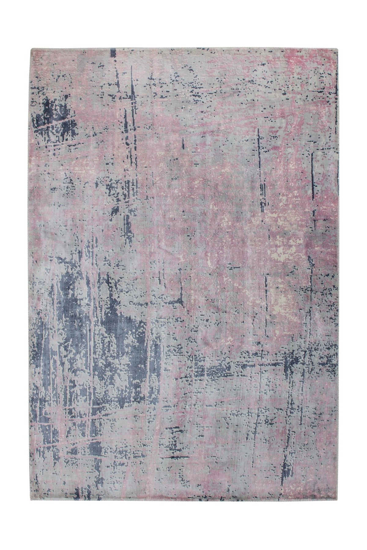 Vintage Vloerkleed - Ocean Verweerd Roze/Blauw
