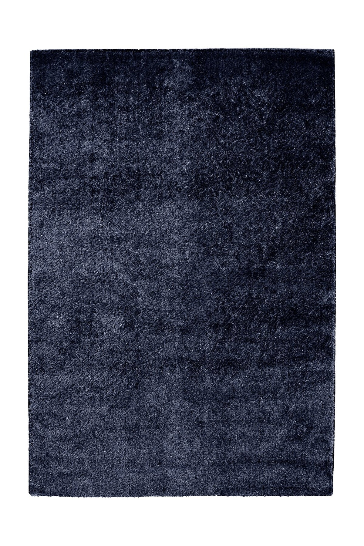 Effen Vloerkleed - Swing Uni Blauw