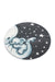Rond Kindervloerkleed - Kids Olifant Blauw