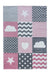 Kindervloerkleed - Kids Patchwork Roze