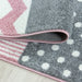 Kindervloerkleed - Kids Patchwork Roze