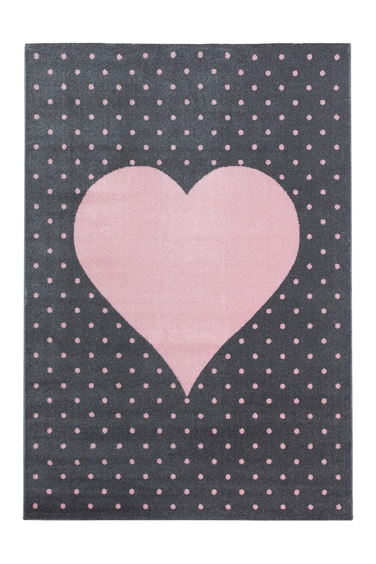 Kindervloerkleed - Bambi Hart Roze