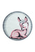 Rond Kindervloerkleed - Bambi Hert Roze