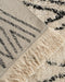 Berber Vloerkleed - Alena Geometrisch Crème/Zwart