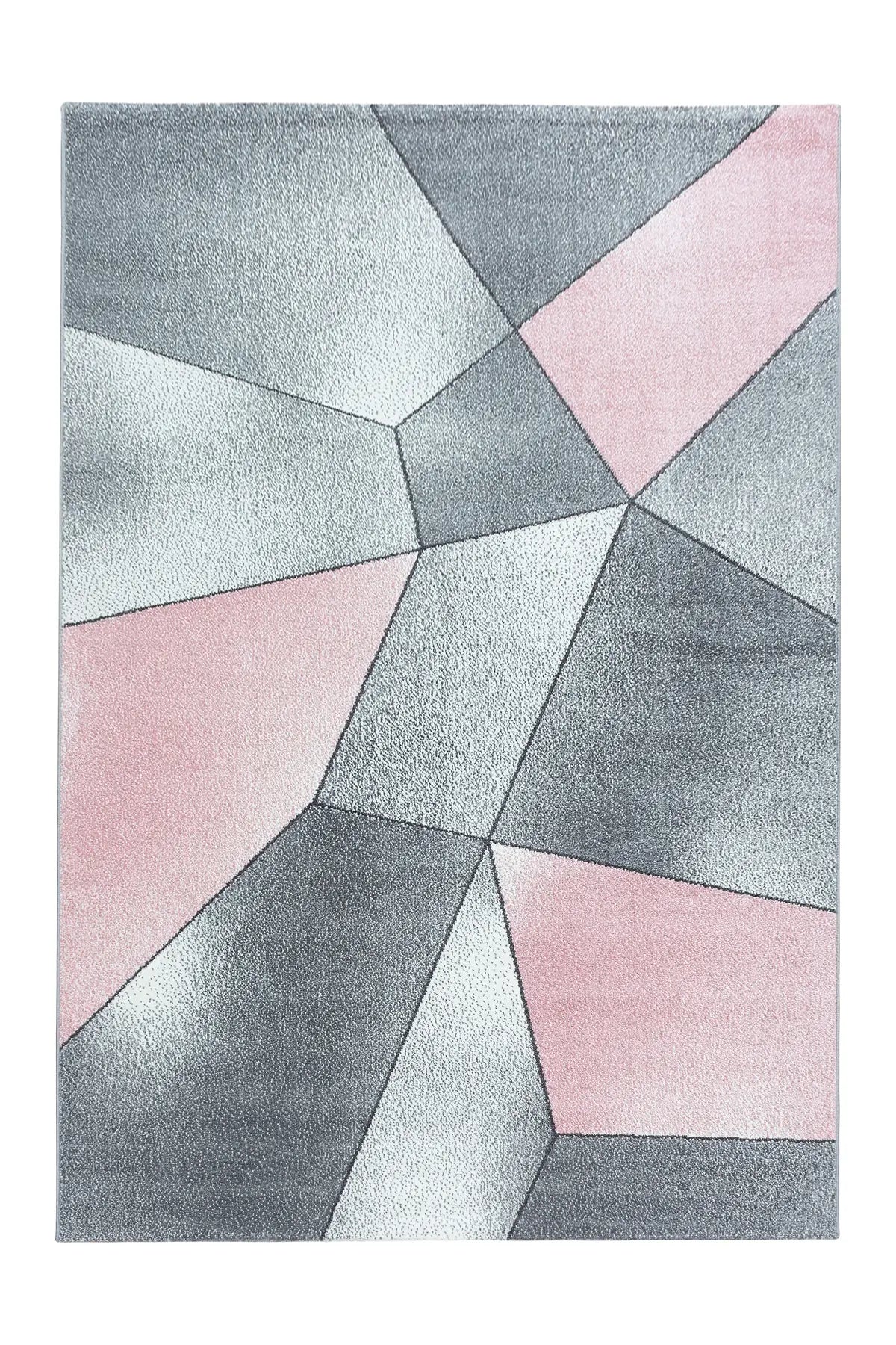 Laagpolig Vloerkleed - Beta Abstract Roze