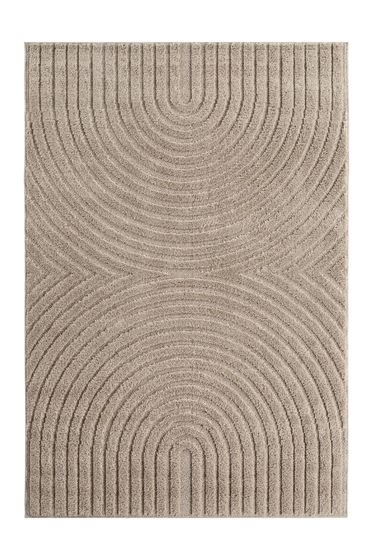 Japandi Vloerkleed - Art Bogen Beige