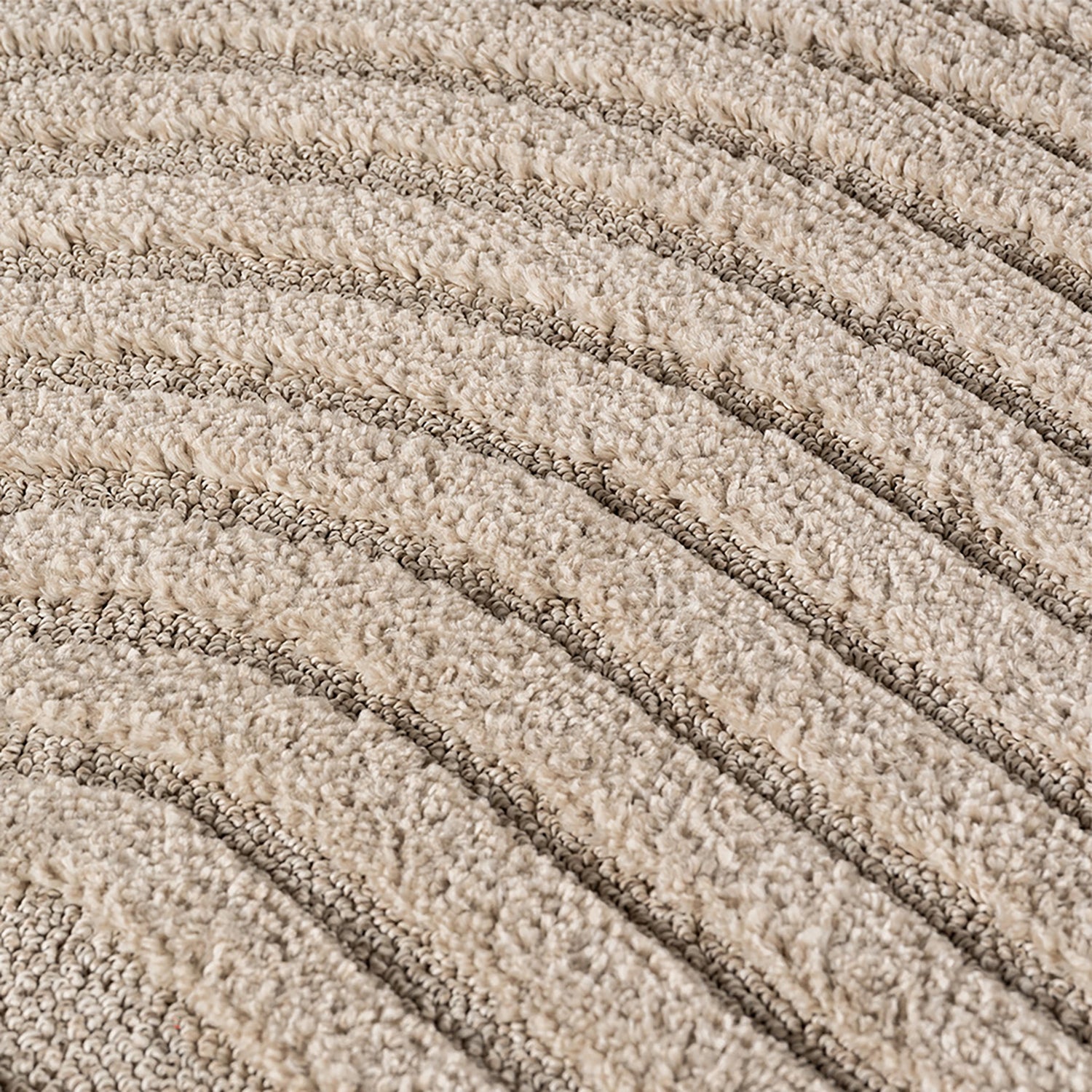 ART1122BEIGE 03 Detail — Japandi Vloerkleed - Art Bogen Beige