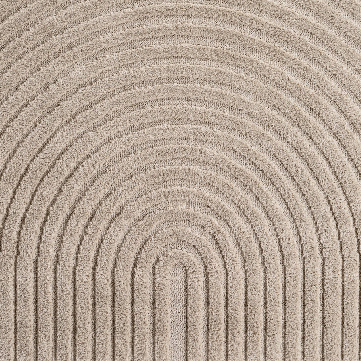 ART1122BEIGE 04 Swatch — Japandi Vloerkleed - Art Bogen Beige
