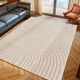 ART1122CREAM 02 Winkel — Japandi Vloerkleed - Art Bogen Crème