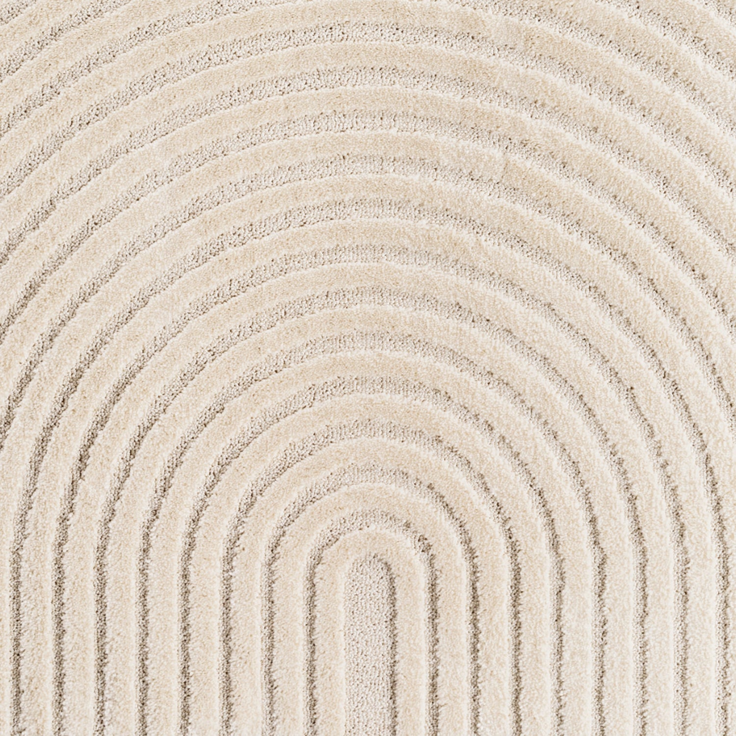 ART1122CREAM 04 Swatch — Japandi Vloerkleed - Art Bogen Crème