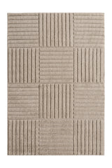 ART1123BEIGE 01 Front — Laagpolig Vloerkleed - Art Patchwork Beige