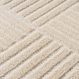 ART1123CREAM 03 Detail — Laagpolig Vloerkleed - Art Patchwork Crème