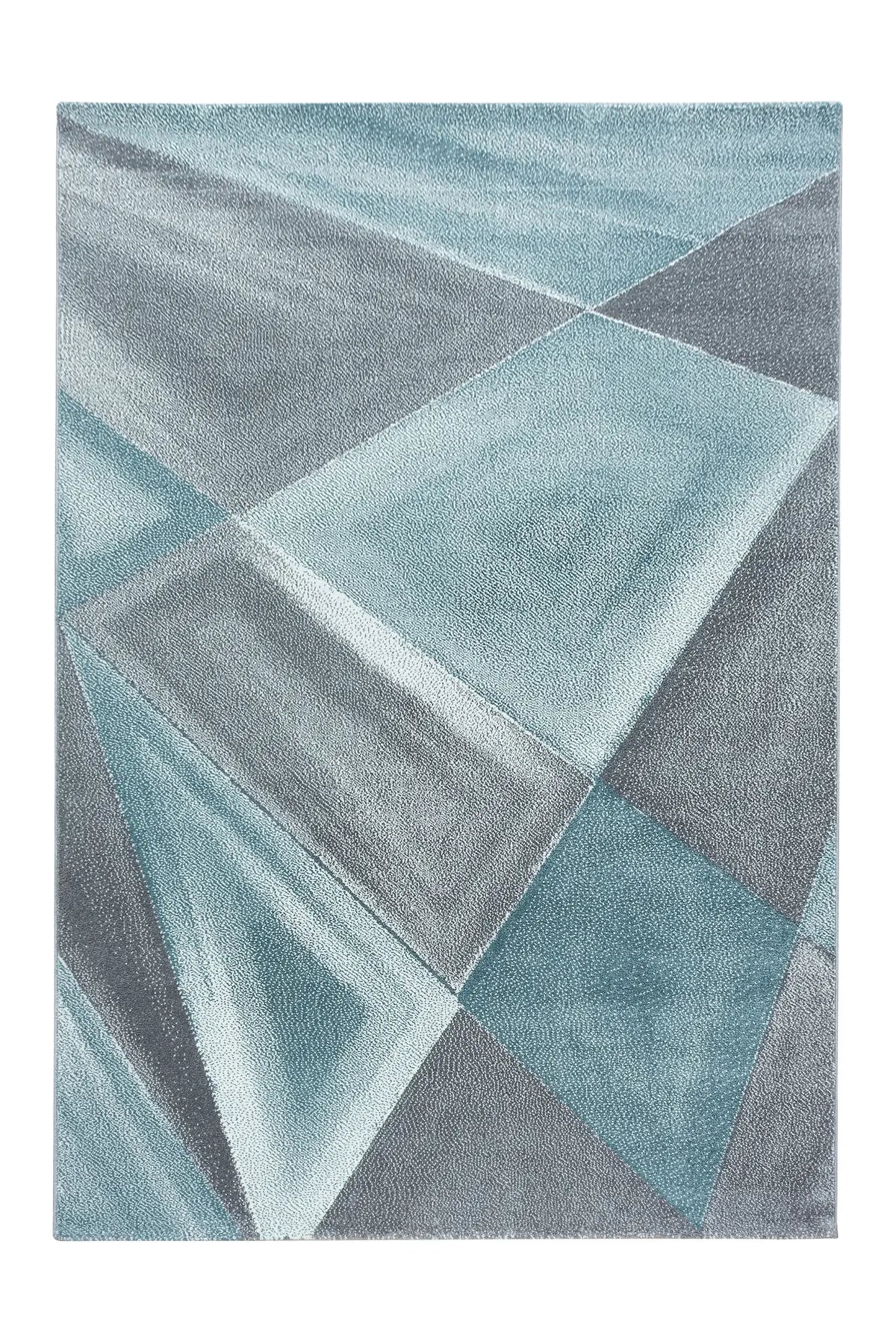 Modern Vloerkleed - Beta Geometrisch Blauw