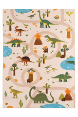 COCO1131BEIGE 01 Front — Speelkleed - Coco Dinosaurus Beige