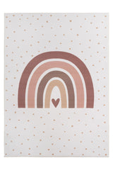 COCO1132CREAM 01 Front — Kindervloerkleed - Coco Regenboog Crème