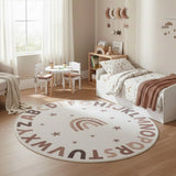 COCO1133CREAM-R 02 Rund-Winkel — Rond Kindervloerkleed - Coco Alfabet Crème
