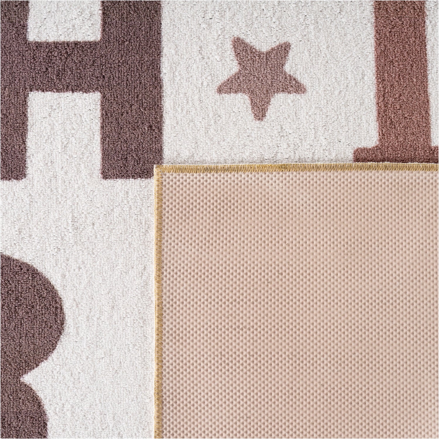 COCO1133CREAM 04 Back — Kindervloerkleed - Coco Alfabet Crème