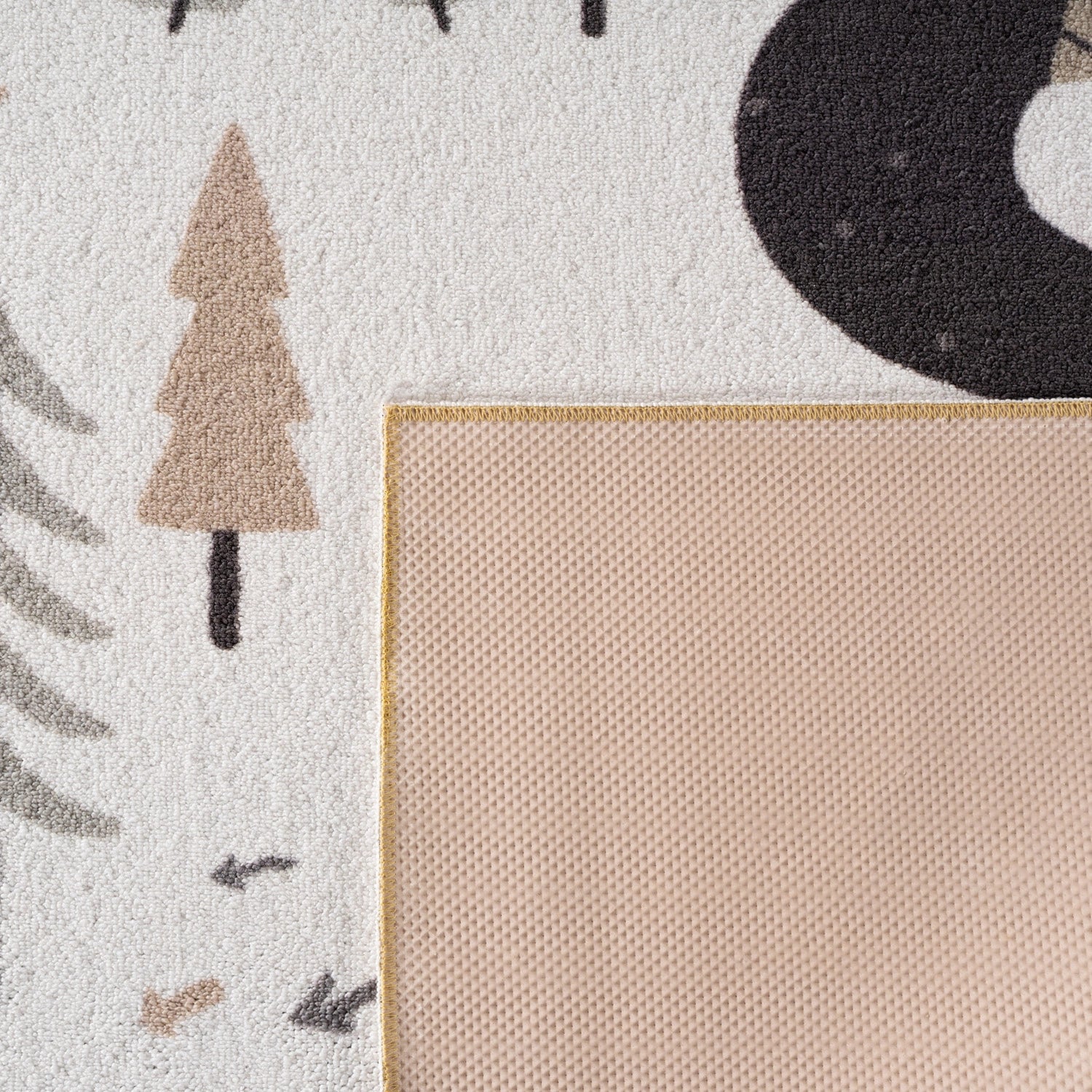 COCO1135CREAM-R 04 Back — Rond Speelkleed - Coco Camping Crème