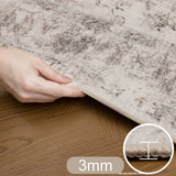 INKA1141BEIGE 07 Hoch — Wasbaar Vloerkleed - Inka Medaillon Beige