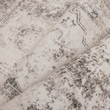 INKA1141BEIGE 09 Swach — Wasbaar Vloerkleed - Inka Medaillon Beige