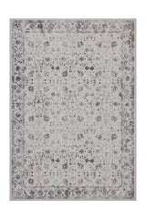INKA1142CREAM 01 Front — Wasbaar Vloerkleed - Inka Floraal Crème