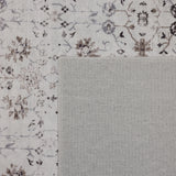 INKA1142CREAM 10 Rücken — Wasbaar Vloerkleed - Inka Floraal Crème