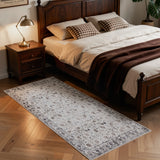 INKA1142CREAM 04 K.Läufe — Wasbaar Vloerkleed - Inka Floraal Crème