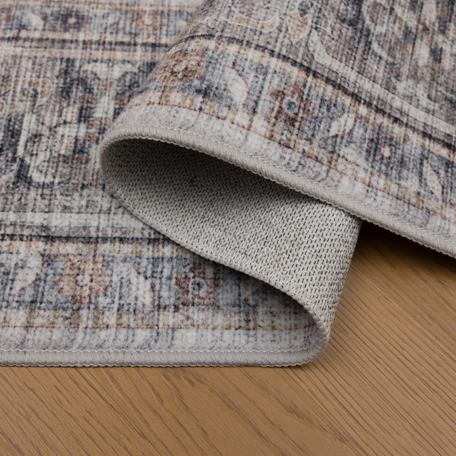 INKA1144BEIGE 08 Falten — Wasbaar Vloerkleed - Inka Stervorm Beige