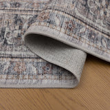 INKA1144BEIGE-R 06 Falten — Rond Wasbaar Vloerkleed - Inka Stervorm Beige