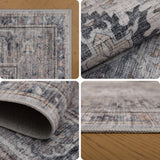 INKA1144BEIGE 05 Details — Wasbaar Vloerkleed - Inka Stervorm Beige