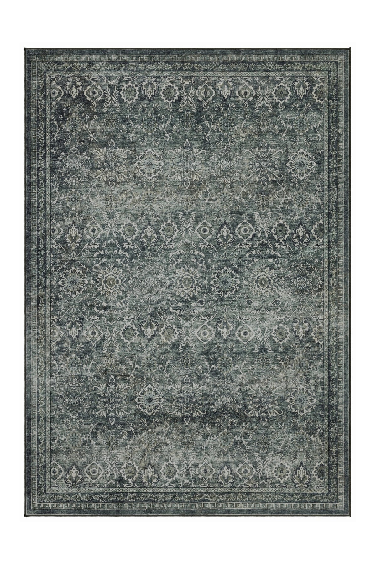 Vintage Vloerkleed - Inka Floraal Groen