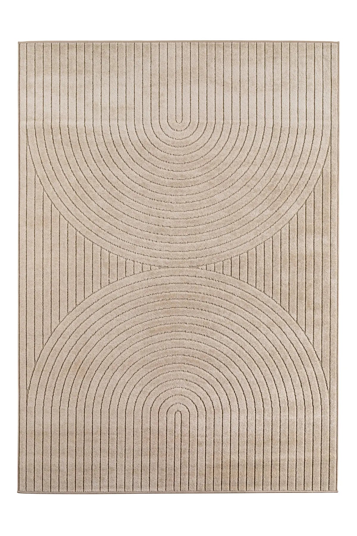 Japandi Vloerkleed - Nova Bogen Beige
