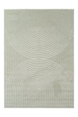 NOVA1201GREEN 01 Front — Japandi Vloerkleed - Nova Bogen Groen