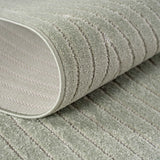 NOVA1201GREEN 05 Falten — Japandi Vloerkleed - Nova Bogen Groen
