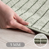 NOVA1201GREEN-R 03 Hoch — Rond Japandi Vloerkleed - Nova Bogen Groen