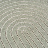 NOVA1201GREEN 06 Swatch — Japandi Vloerkleed - Nova Bogen Groen