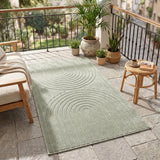NOVA1201GREEN 04 K.Läufer — Japandi Vloerkleed - Nova Bogen Groen