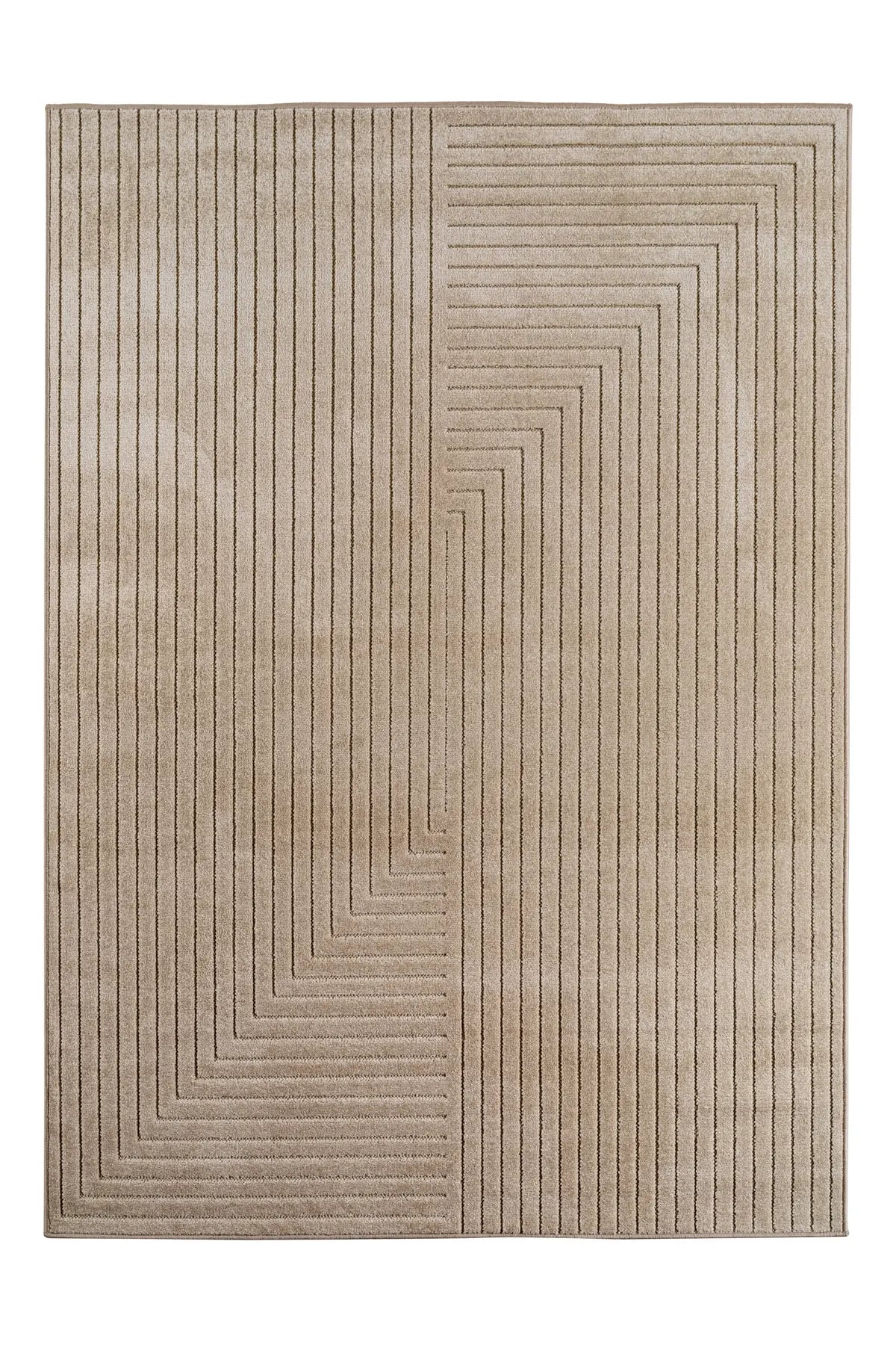 Scandinavisch Vloerkleed - Nova Labyrint Beige