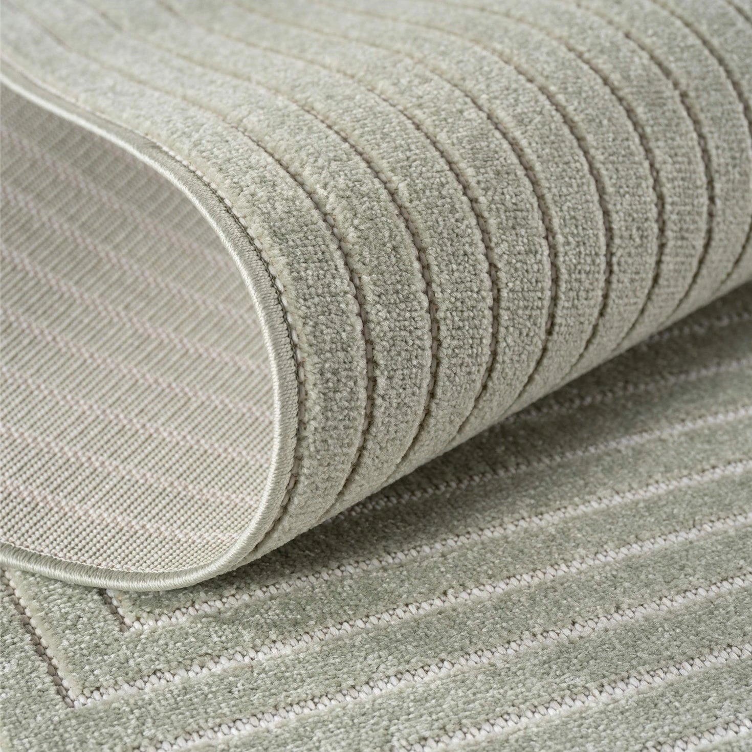 NOVA1202GREEN 05 Falten — Scandinavisch Vloerkleed - Nova Labyrint Groen