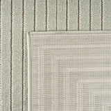 NOVA1202GREEN-R 06 Rücken — Rond Scandinavisch Vloerkleed - Nova Labyrint Groen