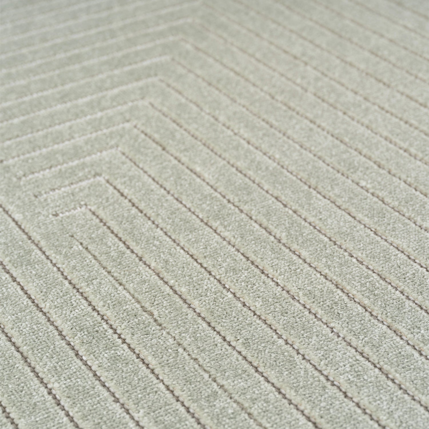 NOVA1202GREEN-R 04 Swatch — Rond Scandinavisch Vloerkleed - Nova Labyrint Groen