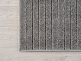 NOVA1202SILVER-R 04 Ecke — Rond Scandinavisch Vloerkleed - Nova Labyrint Zilver