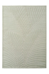 NOVA1203GREEN 01 Front — Buitenkleed - Nova Palmbladeren Groen