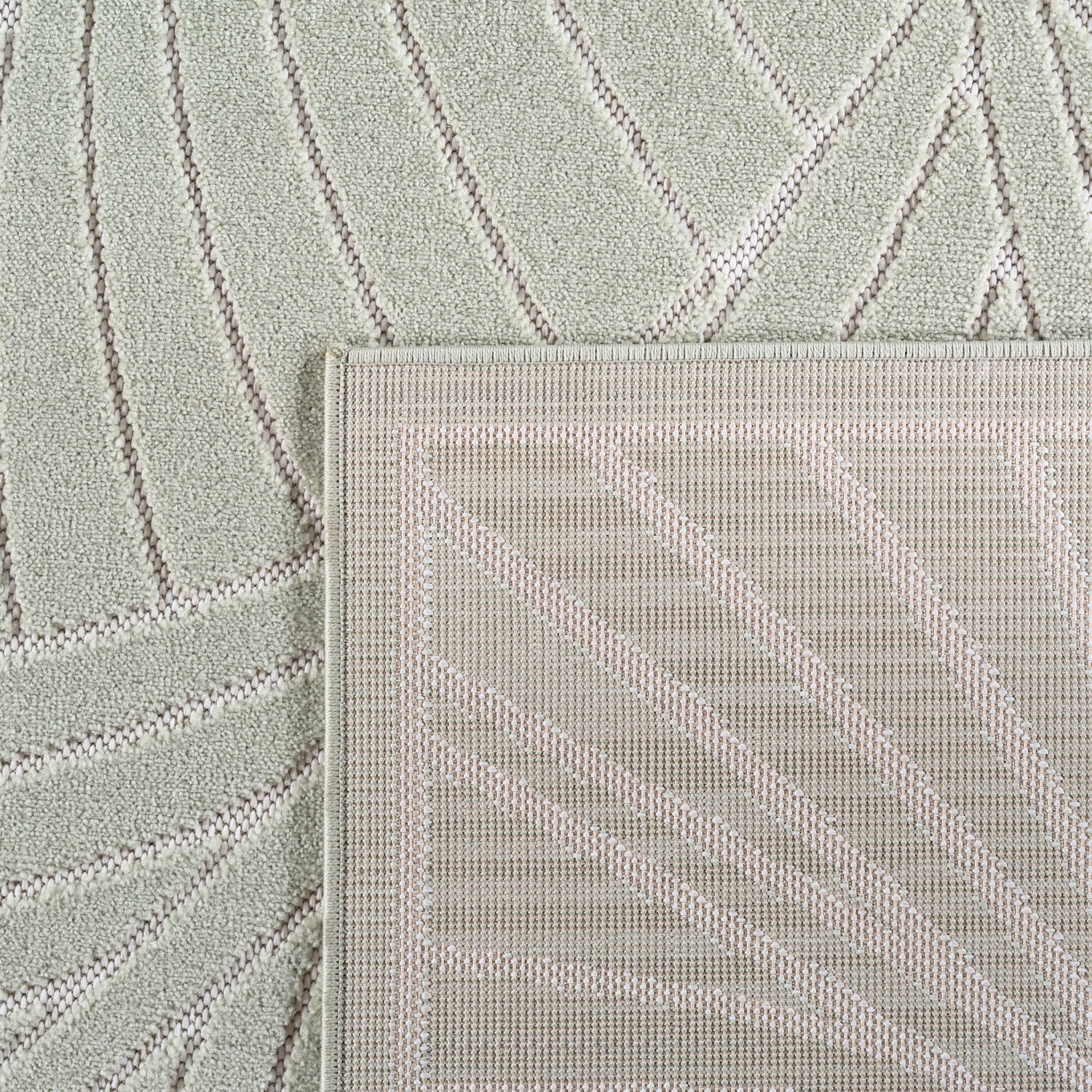 NOVA1203GREEN 08 Rücken — Buitenkleed - Nova Palmbladeren Groen