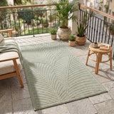 NOVA1203GREEN 04 K.Läufer — Buitenkleed - Nova Palmbladeren Groen