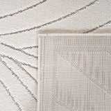 NOVA1204CREAM-R 06 Rücken — Rond Buitenkleed - Nova Lijnen Crème